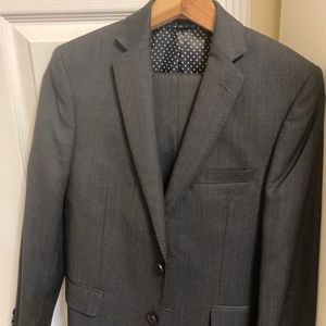 TALLIA 2 Piece 100% Wool Suit in Black